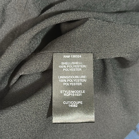 NWT HALSTON HERITAGE Halter jacquard black navy cocktail A-lime halter Dress 0 - Picture 6 of 8